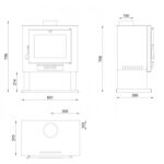 Estufa de Leña Modelo CH-0 - Imagen 4